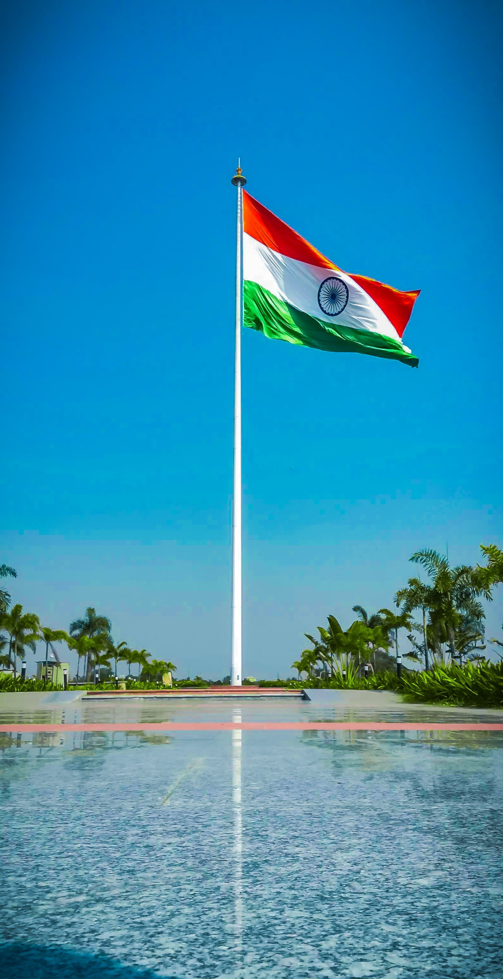 Indian national flag at Nagsen Education Society