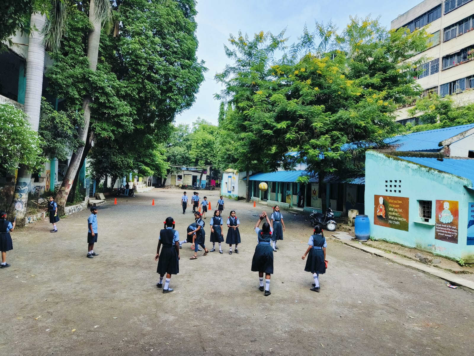 Campus life at Nagsen Education Society